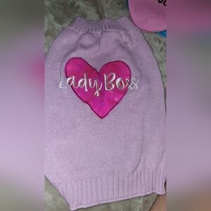 Pink Dog Sweater